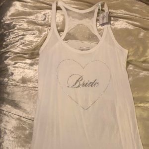 Victoria’s Secret ‘Bride’ Tank - NWT